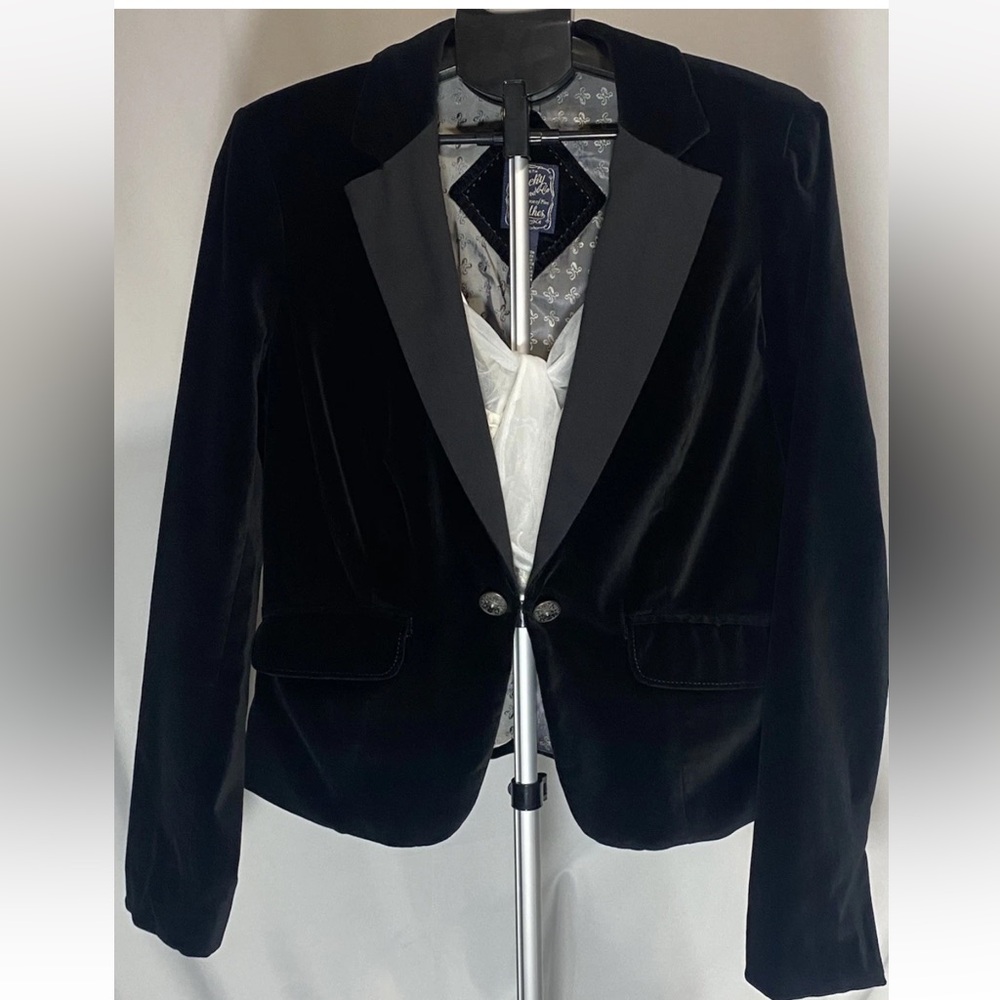 Vintage Y2K Blazer Lucky Brand(House Fine Clothes)
Satin Lined BLK Velvet XL